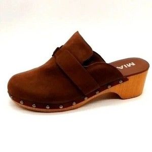 Mia Women Brown Faux Leather Daisy Slide Clog 7